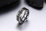 NEW Tungsten Stainless Steel Hexagon Star of David Hexagram Rings
