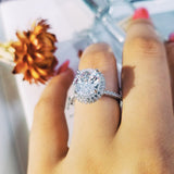New Arrivals Luxury Beautiful  AAA+ Quality CZ Diamonds Wedding Engagement Rings For Women