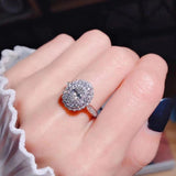 Dazzling New Arrival Luxury Oval AAA+ Cubic Zirconia Diamonds Fashion Rings - Rings Universe