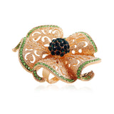 NEW VINTAGE RINGS Princess Queen Big Geometric Hollow Flower Chunky Bohemian Rings