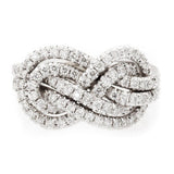 New Arrival Twist Infinite Shape Crystal  AAA+Cubic Zirconia Diamonds  Exquisite Rings - Best Prices - Rings Universe