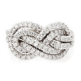 New Arrival Twist Infinite Shape Crystal  AAA+Cubic Zirconia Diamonds  Exquisite Rings - Best Prices - Rings Universe