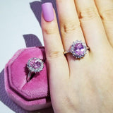 Appealing Designer Oval cut AAA+ Cubic Zirconia Diamonds Luxury Fashion Ring - Rings Universe