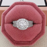 New Arrival Splendid Luxury Round Cut Designer AAA+ Quality CZ Diamonds High End Rings