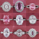 New Arrivals Luxury Beautiful  AAA+ Quality CZ Diamonds Wedding Engagement Rings For Women