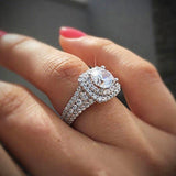 New Arrival Splendid Luxury Round Cut Designer AAA+ Quality CZ Diamonds High End Rings