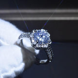 Charming New Luxury Plum Round Cut Resizable AAA+ Cz Diamonds Fashion Rings - Rings Universe