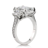 New Arrival Marvelous Luxury Rectangle Cut AAA+ Quality CZ Diamonds Engagement Rings