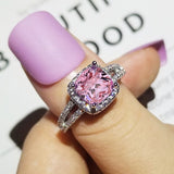 New Elegant Multi Selection Sterling silver AAAA Quality CZ Diamonds Engagement Wedding Rings