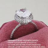 New Arrivals Luxury Beautiful  AAA+ Quality CZ Diamonds Wedding Engagement Rings For Women