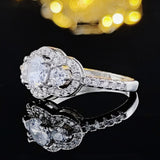NEW ARRIVAL - Superb Designer Luxury Three stones AAA+ Quality CZ Diamonds High End Rings