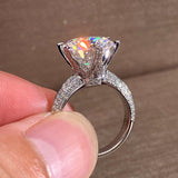 QUALITY RINGS New Arrival Luxury Round Cut AAA+ CZ Diamonds Halo Solitaire Rings - Rings Universe