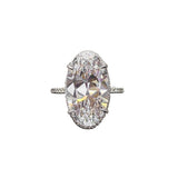 Gorgeous Luxury Big Oval Cut AAA+ Cubic Zirconia Diamonds High Quality Fashion Rings - Rings Universe