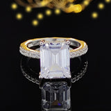 NEW ARRIVAL - Designer Luxury Princess Cut AAA+ Quality CZ Diamonds High End Rings