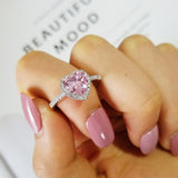 NEW Queen Heart Luxury AAAA Quality CZ Diamonds Engagement Wedding Rings