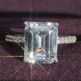 NEW ARRIVAL - Designer Luxury Princess Cut AAA+ Quality CZ Diamonds High End Rings