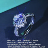Charming New Luxury Plum Round Cut Resizable AAA+ Cz Diamonds Fashion Rings - Rings Universe