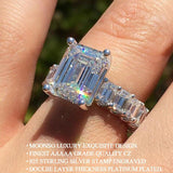 Adorable New Luxury Princess Cut Designer AAA+ Cubic Zirconia Diamonds Fashion Rings - Rings Universe
