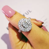 New Arrivals Luxury Beautiful  AAA+ Quality CZ Diamonds Wedding Engagement Rings For Women