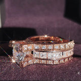 New Arrival Fashion Round Cut Gorgeous AAA+ Quality AAA+ CZ Diamonds Luxury Rings