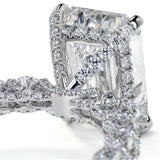 New Luxury Princess Cut Silver Color AAA+ CZ Diamonds Designer Engagement Rings - Rings Universe