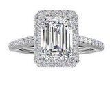 NEW Luxury Handmade Square Cut  AAAA Quality CZ Diamonds  Engagement Promise Rings