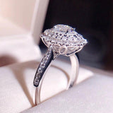 Dazzling New Arrival Luxury Oval AAA+ Cubic Zirconia Diamonds Fashion Rings - Rings Universe