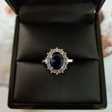 Appealing Designer Oval cut AAA+ Cubic Zirconia Diamonds Luxury Fashion Ring - Rings Universe