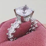 NEW ARRIVAL Design Fashion AAA+ Quality Cubic Zirconia Diamonds Luxury Wedding Rings