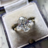 Beautiful Oval-shaped Delicate Vintage Style AAA+ CZ Diamonds Luxury Fashion Rings - Rings Universe