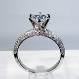 QUALITY RINGS New Arrival Luxury Round Cut AAA+ CZ Diamonds Halo Solitaire Rings - Rings Universe