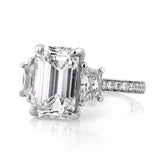 New Arrival Marvelous Luxury Rectangle Cut AAA+ Quality CZ Diamonds Engagement Rings