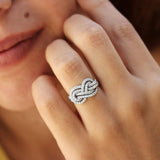 New Arrival Twist Infinite Shape Crystal  AAA+Cubic Zirconia Diamonds  Exquisite Rings - Best Prices - Rings Universe