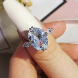 New Arrivals Luxury Beautiful  AAA+ Quality CZ Diamonds Wedding Engagement Rings For Women
