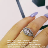 NEW ARRIVAL - Superb Designer Luxury Three stones AAA+ Quality CZ Diamonds High End Rings