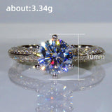 QUALITY RINGS New Arrival Luxury Round Cut AAA+ CZ Diamonds Halo Solitaire Rings - Rings Universe