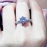 QUALITY RINGS New Arrival Luxury Round Cut AAA+ CZ Diamonds Halo Solitaire Rings - Rings Universe