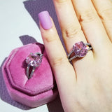 New Arrivals Luxury Beautiful  AAA+ Quality CZ Diamonds Wedding Engagement Rings For Women