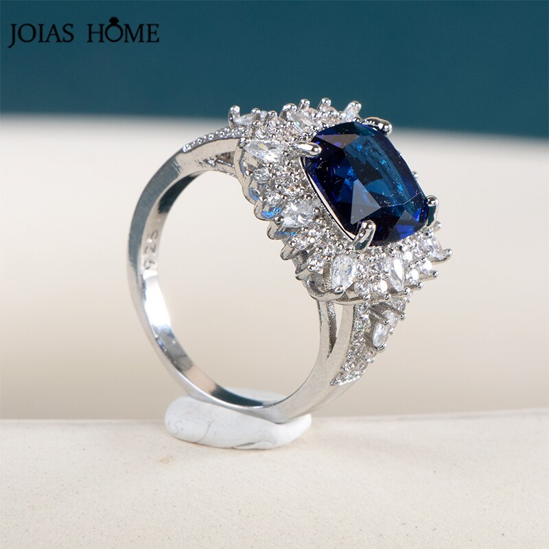 Fasion Ring Women Large Saphire Ring, Round Blue Gemstone Ring, Vintage Ring,  Diamond Ring, Gift Ring, Peashape, Pearing,Diamond Ring, Big Diamond Ring -  Walmart.com