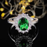 Appealing Designer Oval cut AAA+ Cubic Zirconia Diamonds Luxury Fashion Ring - Rings Universe
