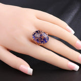 Vintage 7 Colors Glass Bohemian Selection Rings - ringsuniverse