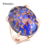 Vintage 7 Colors Glass Bohemian Selection Rings - ringsuniverse
