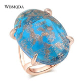 Vintage 7 Colors Glass Bohemian Selection Rings - ringsuniverse