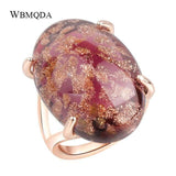 Vintage 7 Colors Glass Bohemian Selection Rings - ringsuniverse