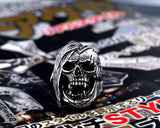 Top quality Vintage Exaggerated Skull Ring - ringsuniverse