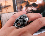 Top quality Vintage Exaggerated Skull Ring - ringsuniverse