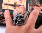 Top quality Vintage Exaggerated Skull Ring - ringsuniverse
