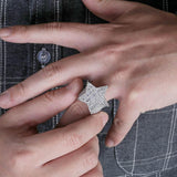 New Design Five-pointed Star Micro Paved Zircon Ring - ringsuniverse