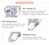 Silver AAA+ Quality CZ Diamonds Wedding Jewelry Ring - Rings Universe