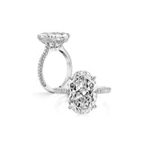 Terrific 5 Carat Four Prong Solitaire Lab Diamond Ring - Rings Universe